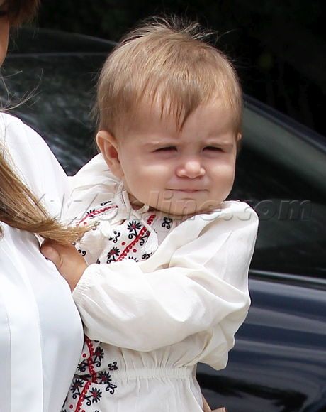 Kourtney Kardashian baby Pebelope reality disick jeans Andy Lecompte 