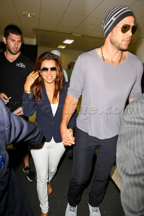 Eva Longoria boyfriend hat glasses Ernesto Arguello