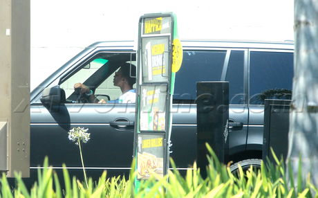 Calabasas Justin Bieber drive through 