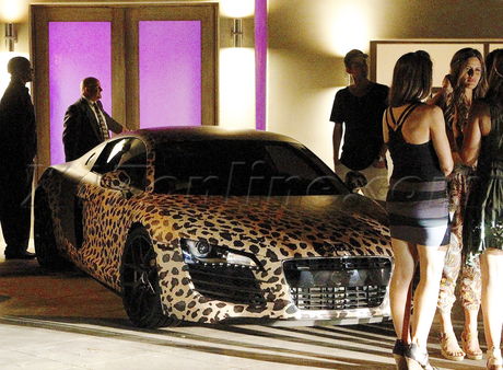 Jaden Smith Selena Gomez black Leather birthday party 