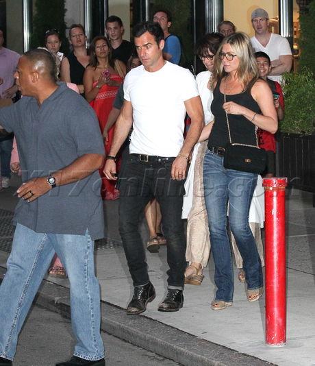 Jennifer Aniston, Justin Theroux New York Loews Theater