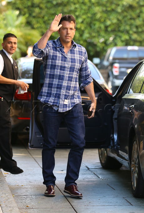 ben affleck wave plaid the four seasons jeans 