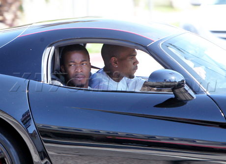 Chris Brown car shots