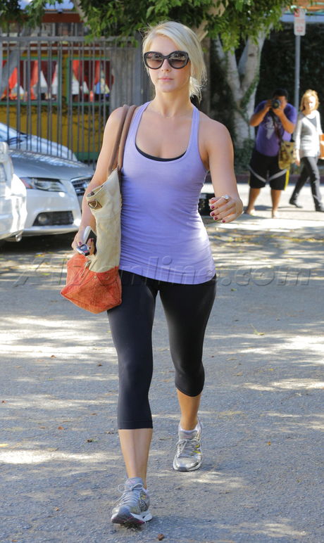 sunglasses sweat gym spandex Julianne Hough