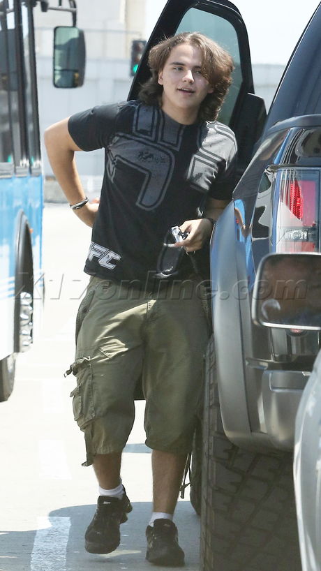 Prince Jackson  cargo shorts michael jackson tee shirt shorts lax 