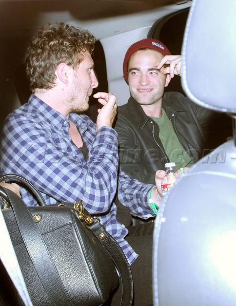 Robert Pattinson Bobby Long Concert Beanie leather jacket 