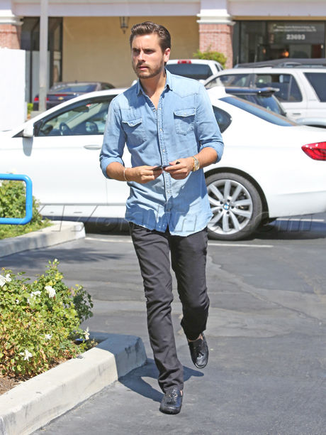 Scott Disick Calabasas button up reality tv kourtney kardashian kim kardashian 