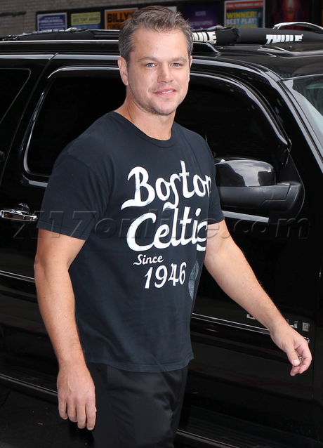 new york city nyc david letterman Matt Damon boston 
