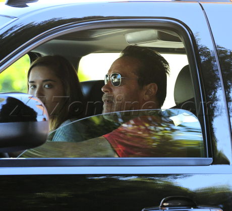Brentwood Arnold Schwarzenegger Christina 
