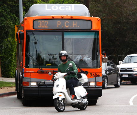 vespa scooter motorcycle traffic