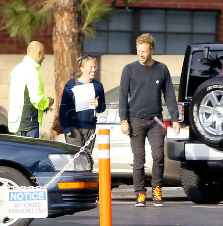 Chris Martin vespa license Gwyneth paltrow dmv santa monica helmet