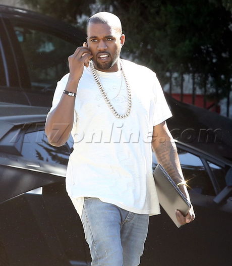 Kanye West kim kardashian cell phone construction lumber mansion reality tv 