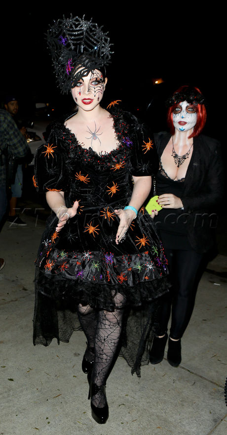 Halloween party Michelle Trachtenberg Spider