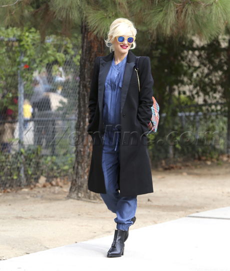 Gwen Stefani Travel Town Museum Griffith Park pregnant Gavin Rossdale Kingston Zuma