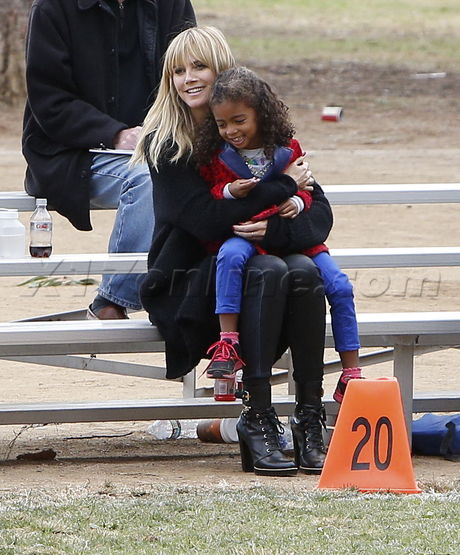 Heidi Klum Martin Kristen Leni Lou Henry Johan 