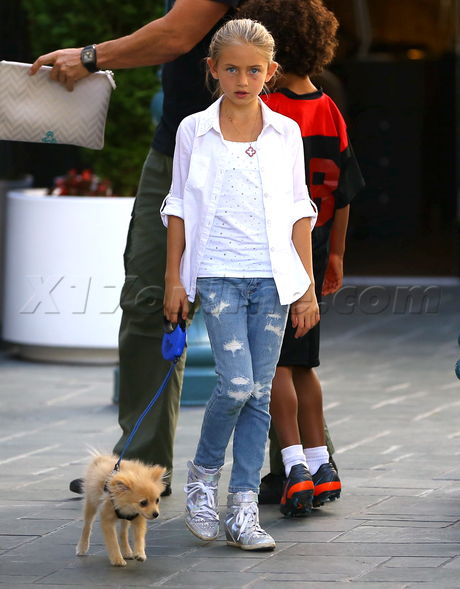 Heidi Klum Martin Kristen Halene Sameul Lou Sulola 