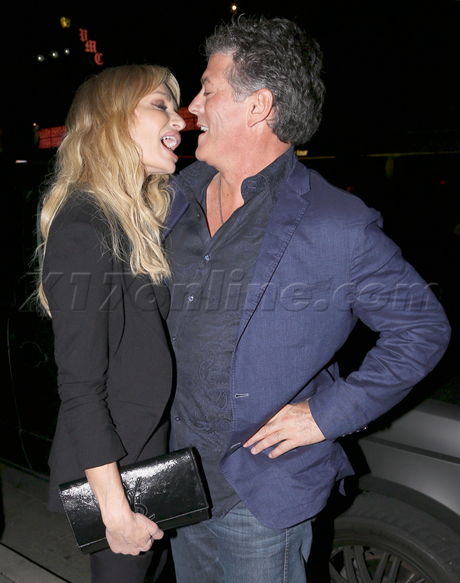 John Bluher Taylor Armstrong  real housewives reality tv hollywood couple's therapy kiss Aventine blonde 