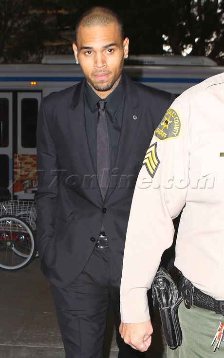 Chris Brown suit court jail