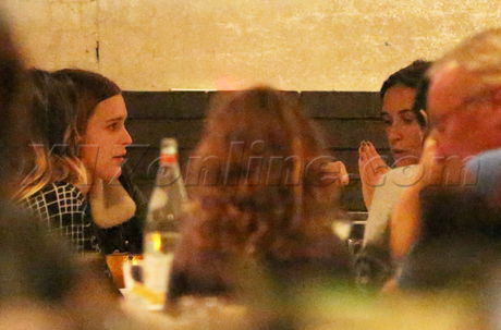 Demi Moore Rumer Willis dinner divorce beverly hills ashton kutcher