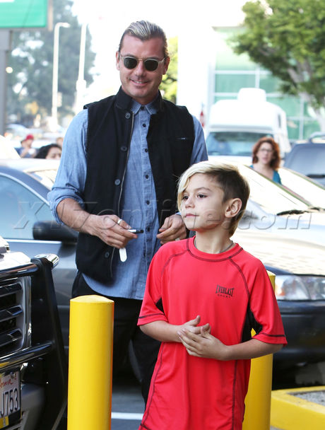 Gavin Rossdale Gwen Stefani Kinston Zuma dim sum ice creme 