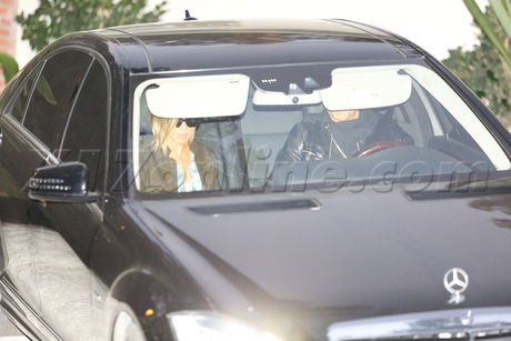 Jennifer Aniston, Justin Theroux Hollywood Hills Emily Blunt Baby Shower John Krasinski