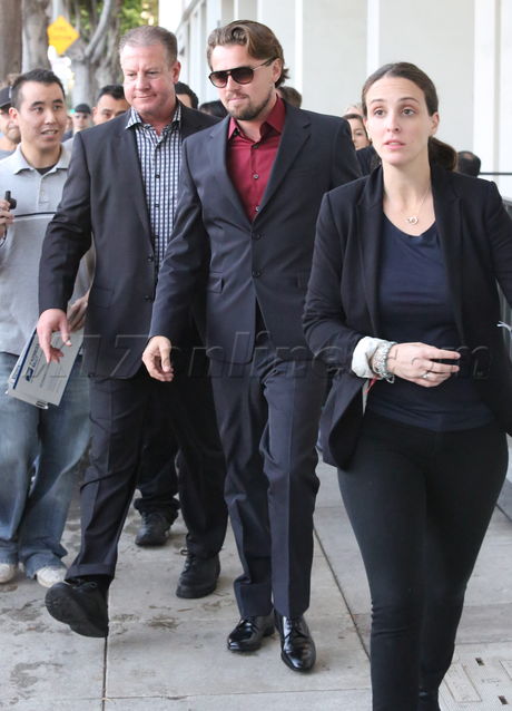 Leonardo DiCaprio Wolf of Wall Street Writer's Guild autographs 