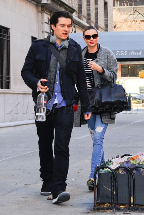 Orlando Bloom, Miranda Kerr New York seperated 