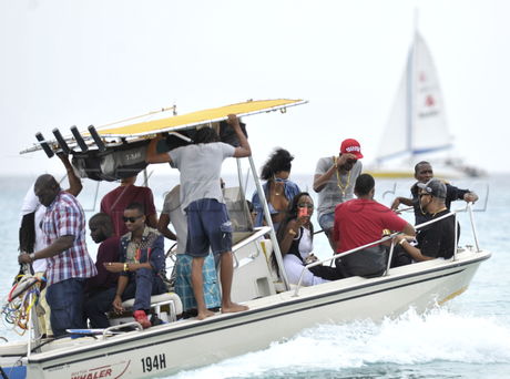 Rihanna Barbados boat trp 