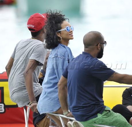 Rihanna Barbados boat trp 