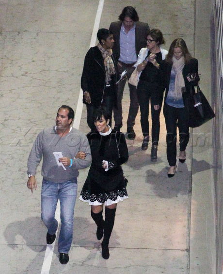 Ben Flajnik Kris Jenner beyonce jay z jay-z concert perform downtown la dtla staples center 