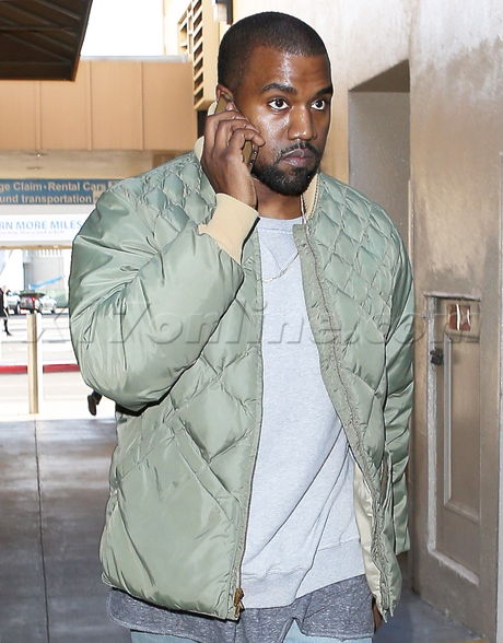 Kanye West jeans phone kim kardashian boots reality