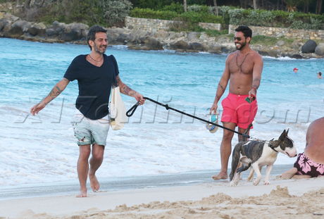 Marc Jacobs st. barts tattoo shorts designer dog 