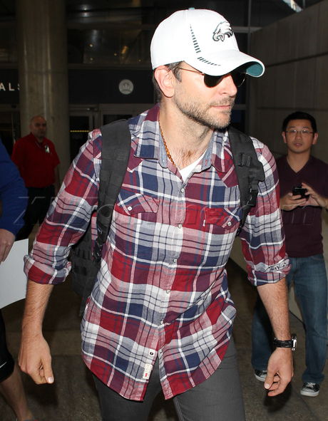 Bradley Cooper LAX American Hustle 