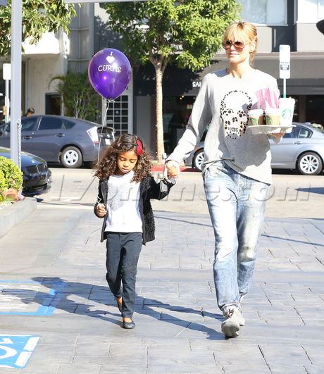 Heidi Klum Brentwood Leni Lou Henry Johan soccer 