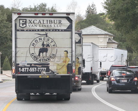  Justin Bieber moving trucks arrest 