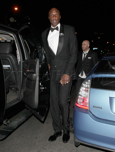 Lamar Odom tuxedo reality tv divorce kloe kardashian