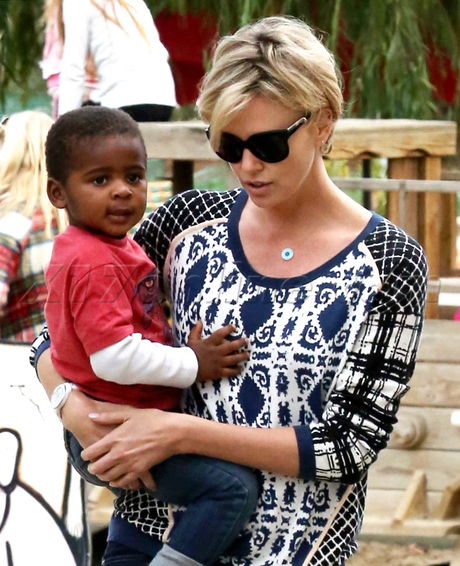 Charlize Theron, Sean Penn Underwood Family Farm son Jackson 