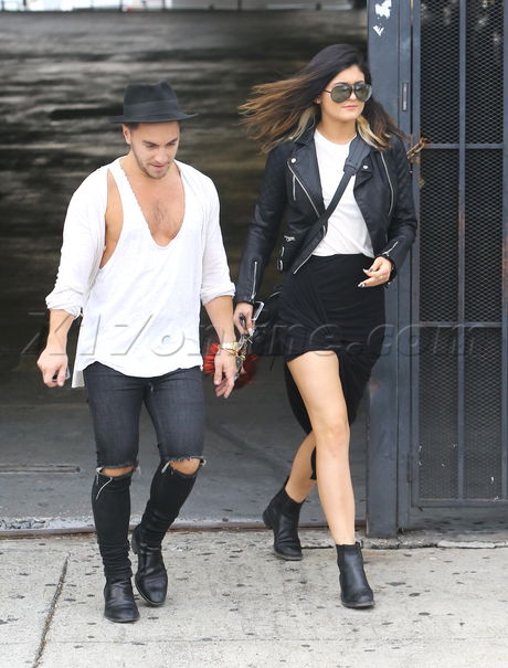 Kylie Jenner salon hair 