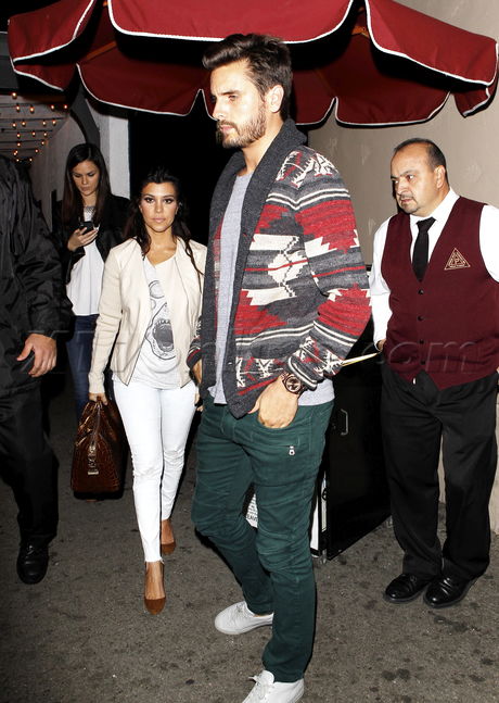 Kourtney Kardashian, Scott Disick Casa Vega Studio City 