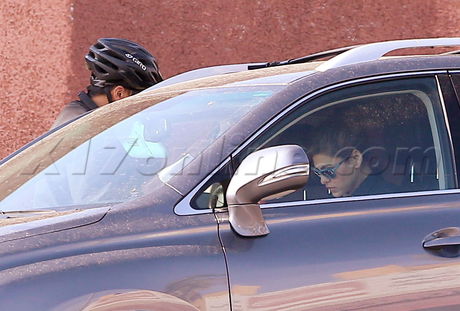 Eva Mendes police pulled over bicycle cop ryan gosling break up