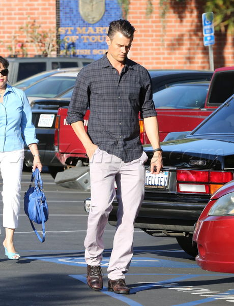 Fergie, Josh Duhamel Church Brentwood 