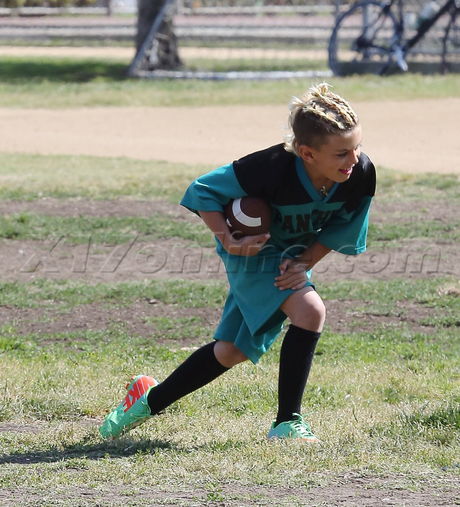 Gavin Rossdale Kingston Zuma soccer 