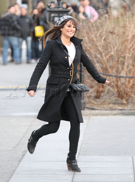 New York Lea Michele, Kevin McHale Glee Chris Colfer Chord Overstreet Darren Criss