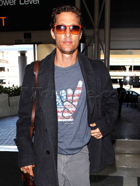 Matthew McConaughey LAX 