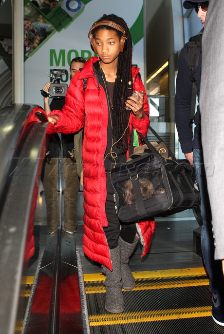 Willow Smith LAX dreads headphones