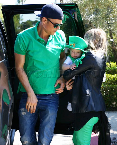 reality Fergie  sunglasses heels st patricks day 