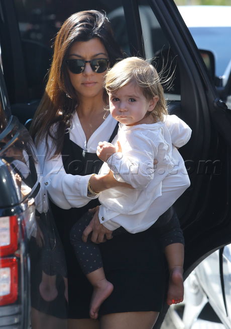 Kourtney Kardashian Mason bibs shorts overall shorts sunglasses