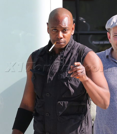 Dave Chappelle shorts smoking vest 