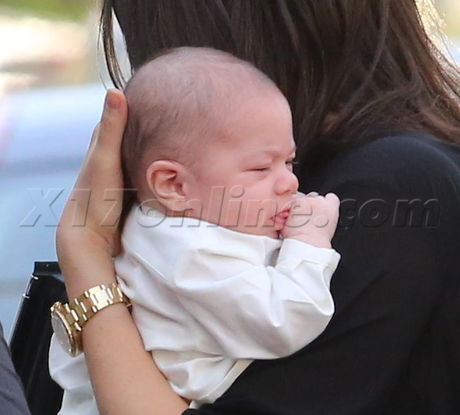 Simon Cowell and partner Lauren Silverman baby the ivy sunglasses stroll stroller holding hands 