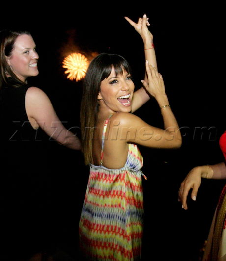 Puerto Vallarta mexico birthday Eva Longoria  Garza Blanca friends party 